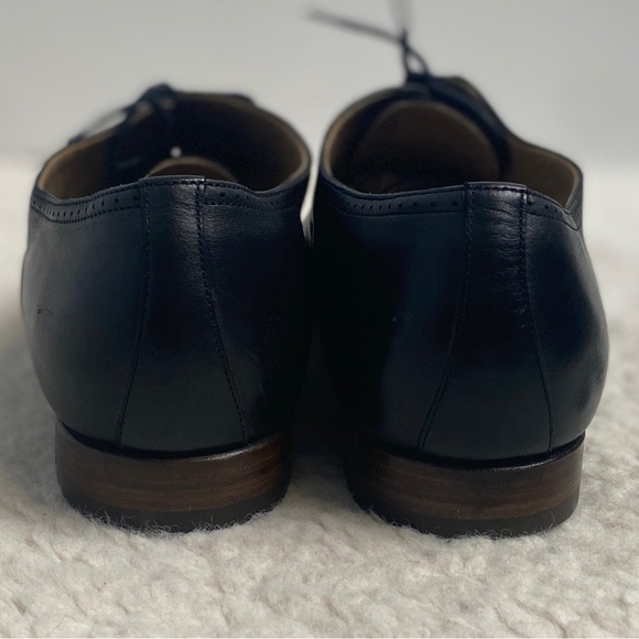 Hermès Men’s Black Leather Loafers EU 41.5 US 8.5 Lace-Up Dress Business Shoes - Picture 8 of 14